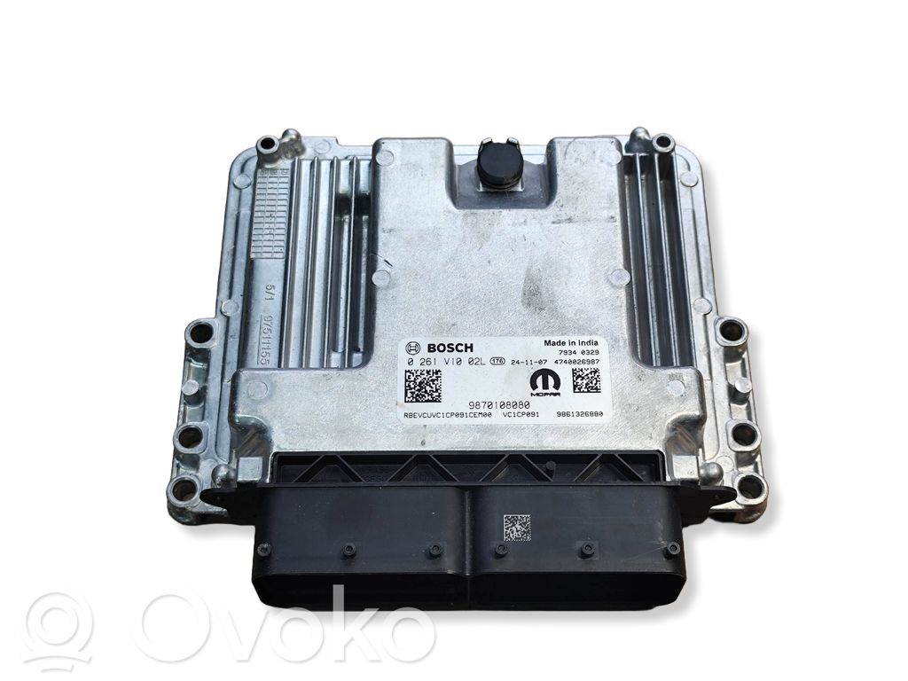 Engine control unit/module   9870108080,0261V1002L,9861326880