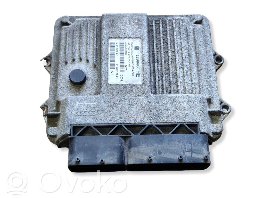 Opel Astra H Engine control unit/module ECU 
