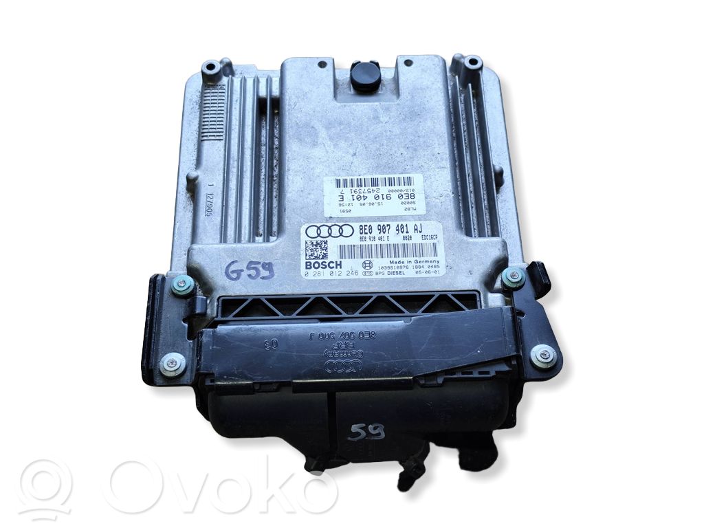 Audi A4 S4 B7 8E 8H Komputer / Sterownik ECU silnika 