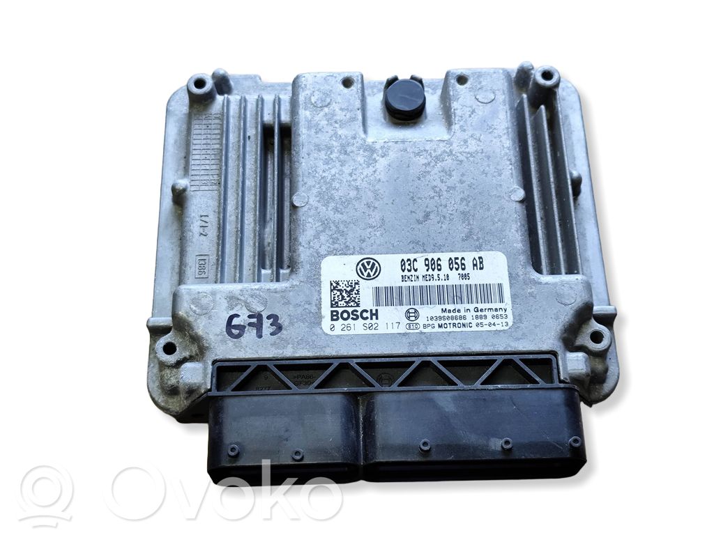 Engine control unit/module ECU   03C906056AB,0261S02117,1039S08686