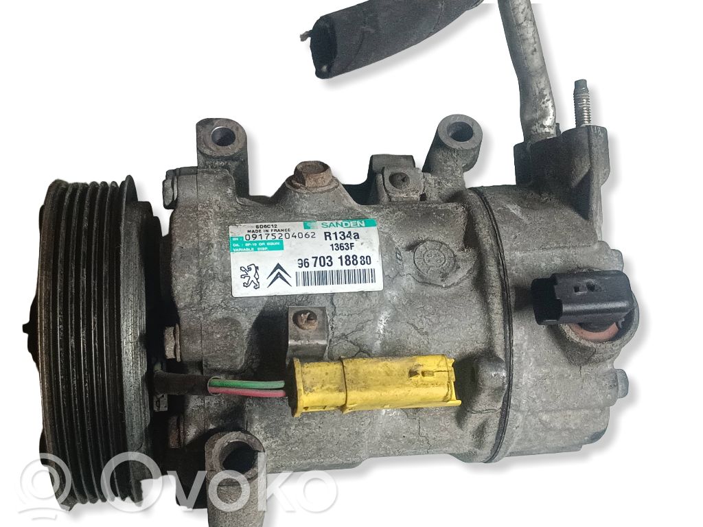 Compresseur de climatisation   9670318880,09175204062,R134A,1363F