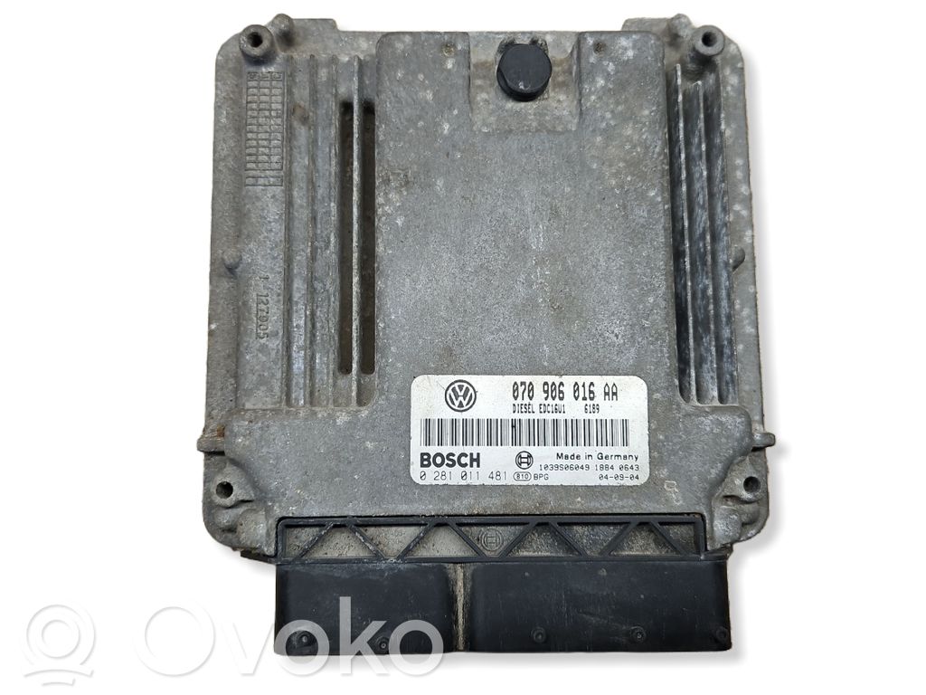Volkswagen Touareg I Engine control unit/module 