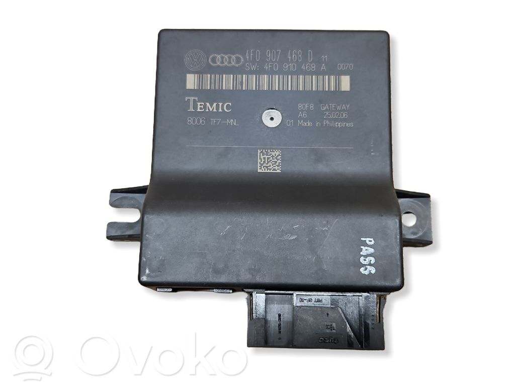 Gateway control module   4F0907468D,4F0910468A,8006TF7MNL