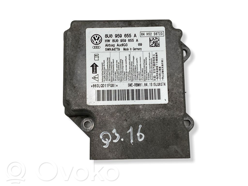 Airbag control unit/module   8U0959655A