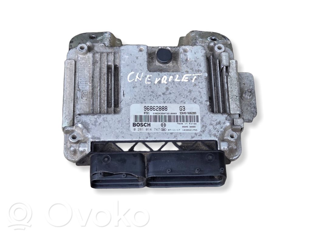 Engine control unit/module   96862888,0281014747