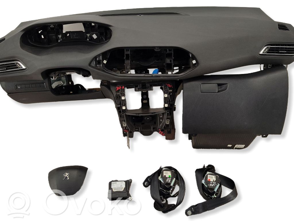 Peugeot 308 Juego de airbag con panel 
