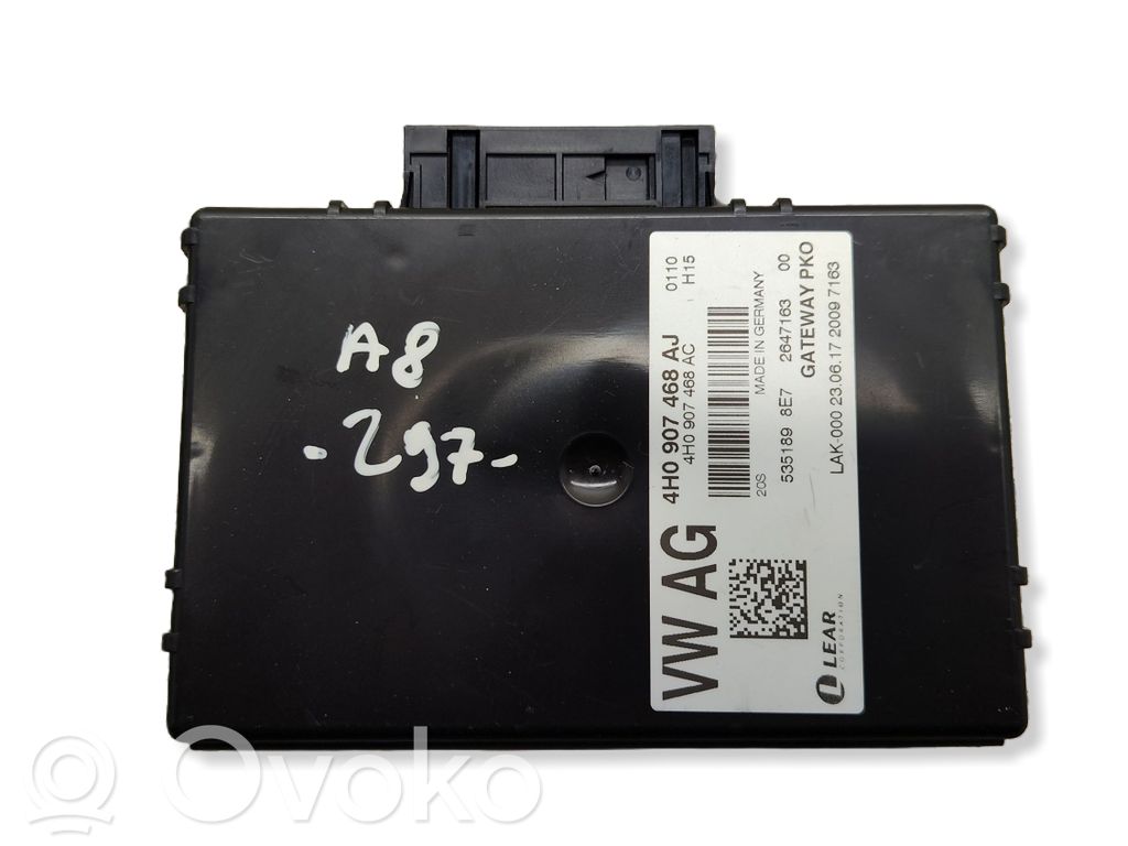 Gateway control module   4H0907468AC,4H0907468AJ