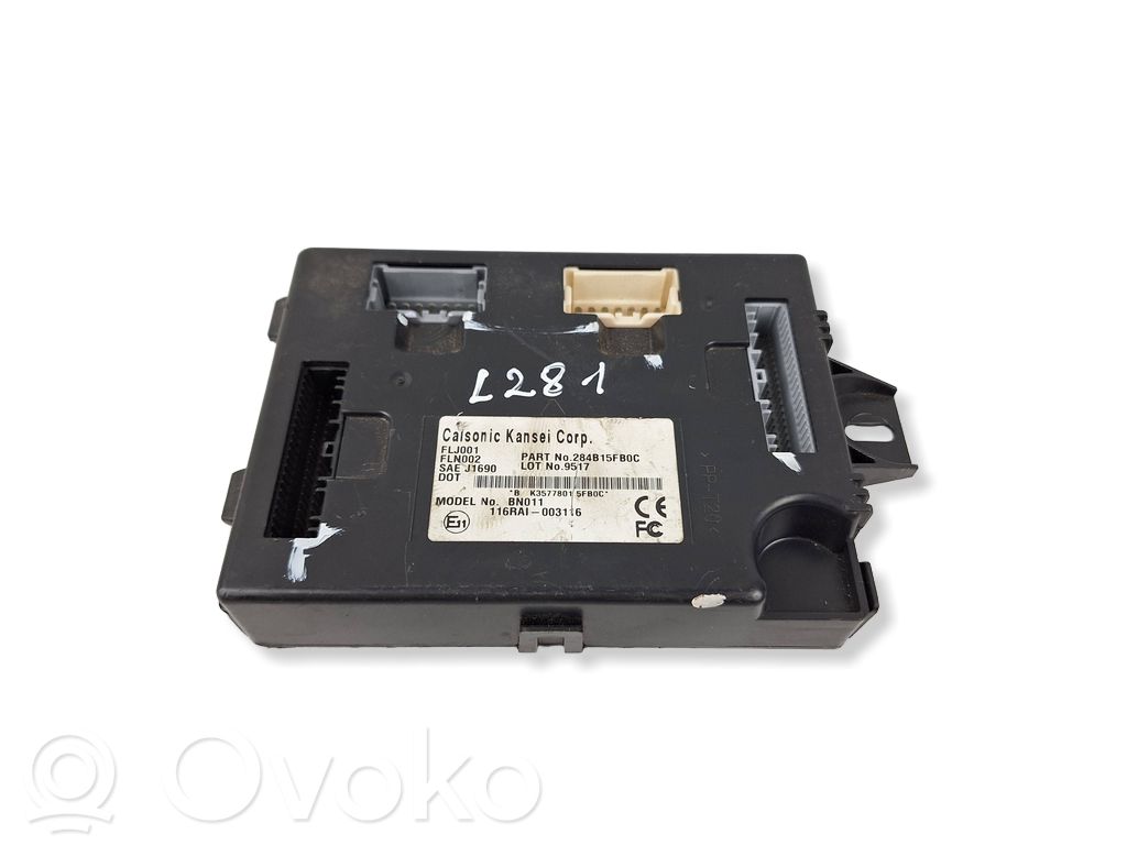 Nissan Micra Other control units/modules 