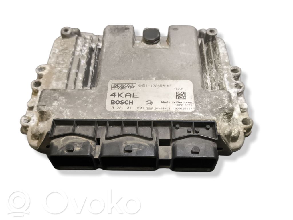 Engine control unit/module   4M5112A650KE,1039S08127,E1011801