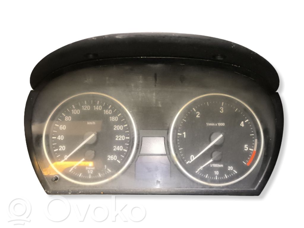 BMW 3 E90 E91 Speedometer (instrument cluster) 