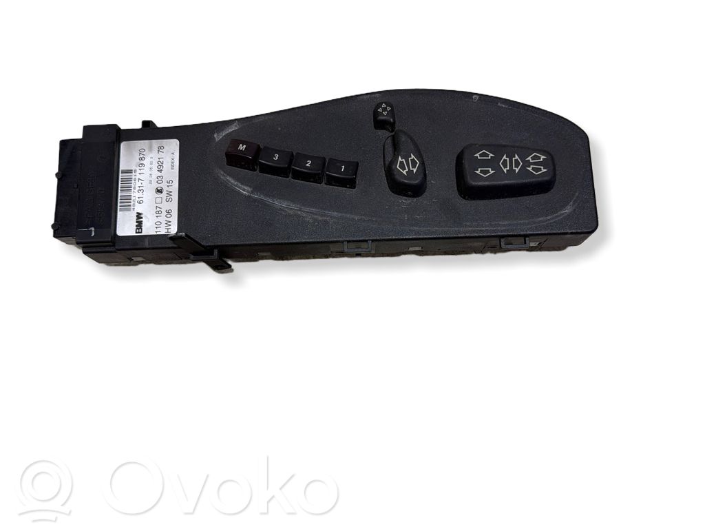 Commutateur de commande de siège   568470,03492178,61317119870,110187
