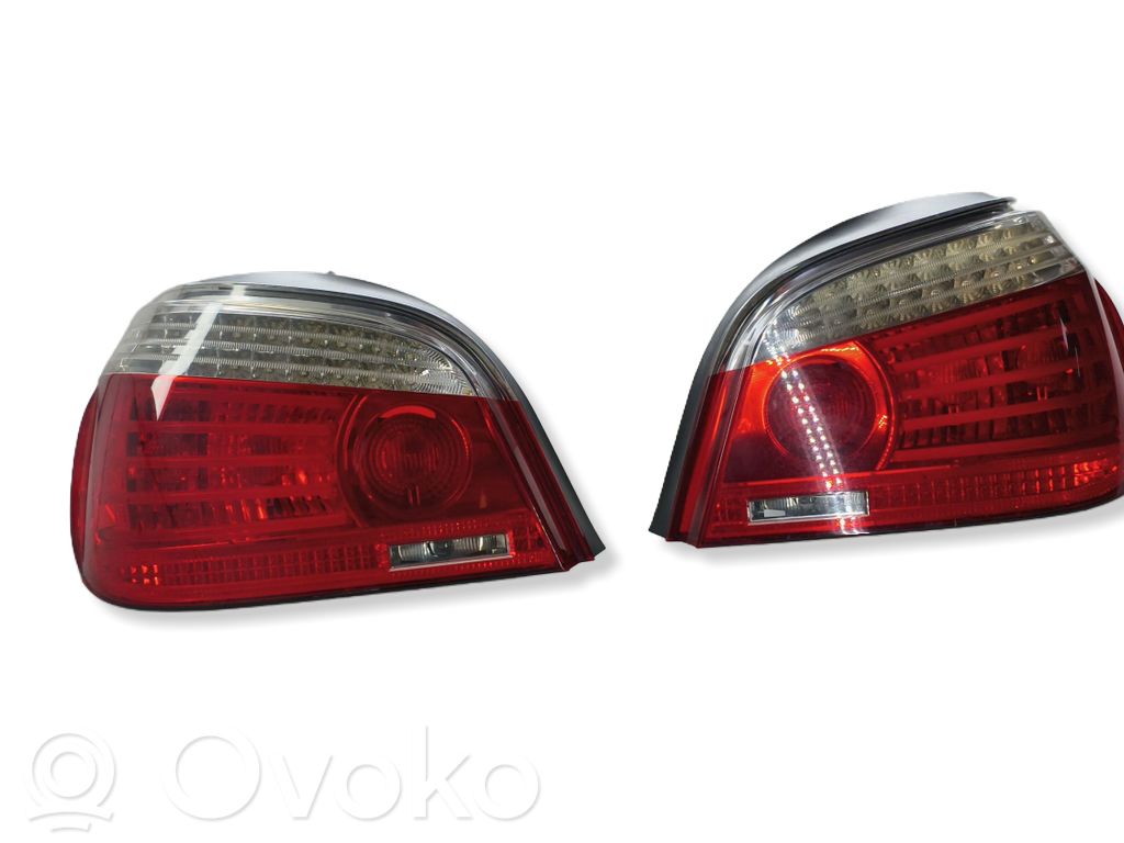 BMW 5 E60 E61 Galinių žibintų komplektas 