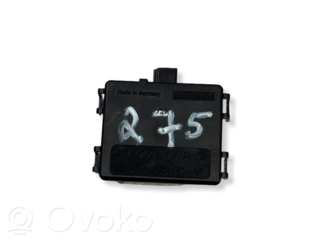 Mercedes-Benz CLK A209 C209 Sensor de lluvia 
