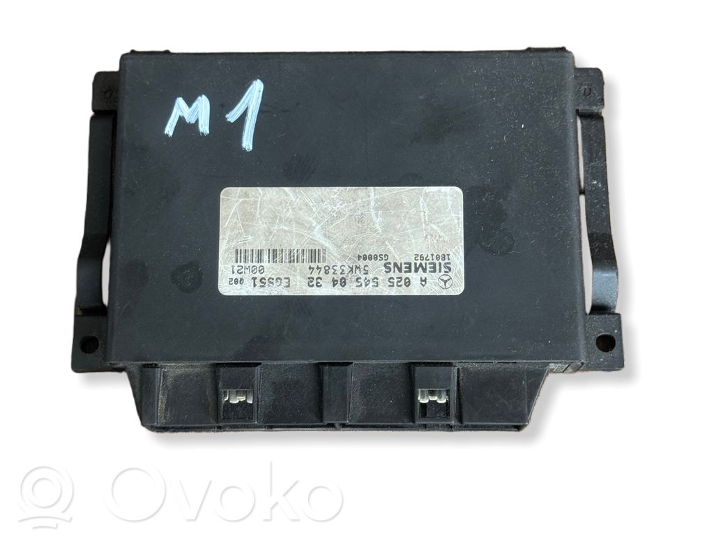 Gearbox control unit/module   A0255450432,5WK33844,1801792