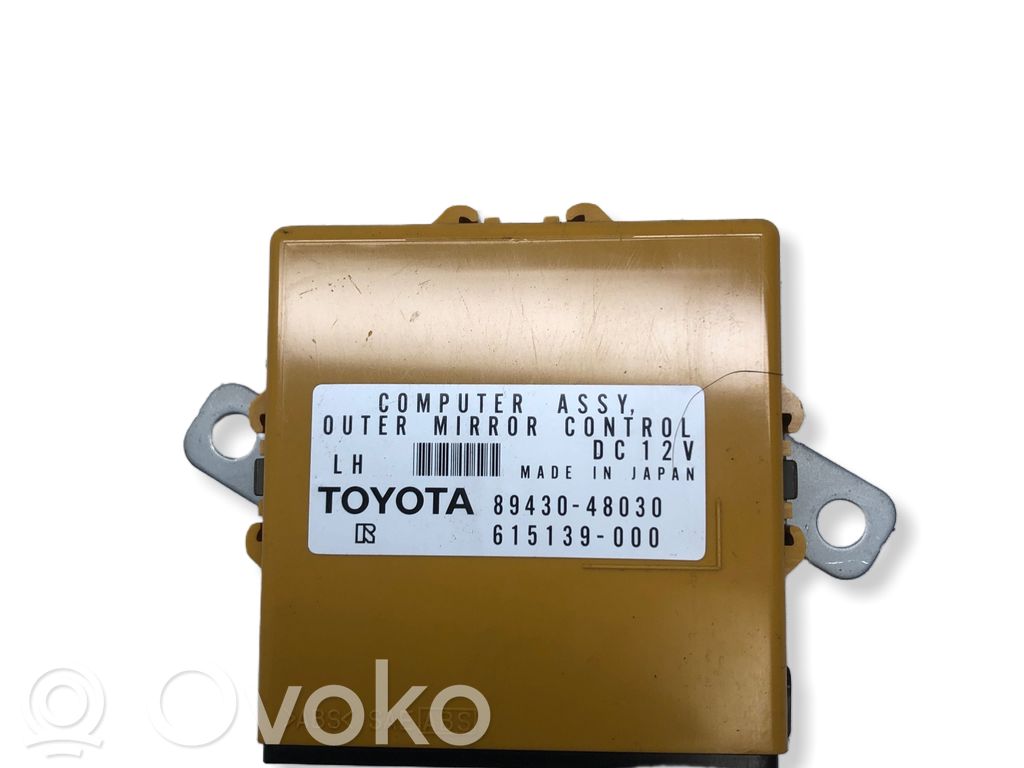 Lexus RX 330 - 350 - 400H Modul control oglinzi exterioare 