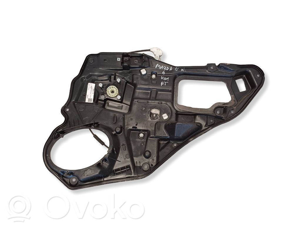Mazda 6 Regulador de puerta trasera con motor 