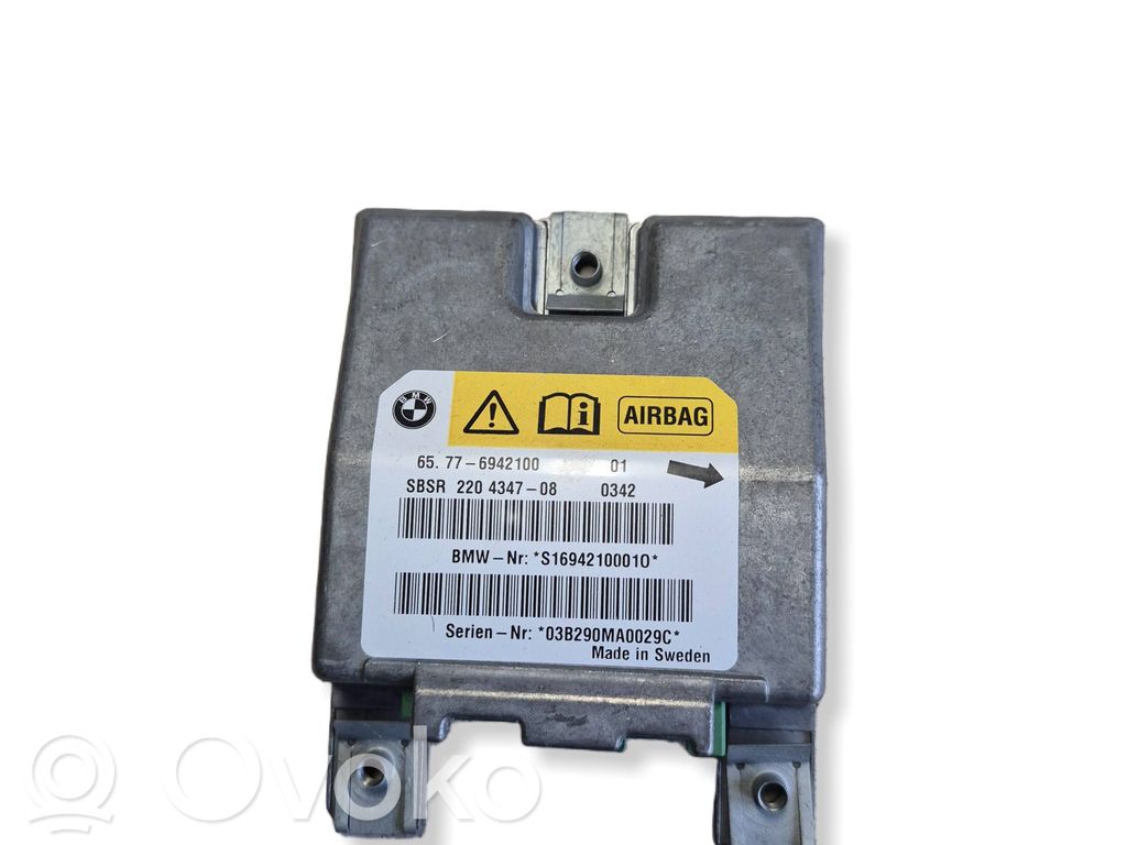 BMW 6 E63 E64 Airbag control unit/module 