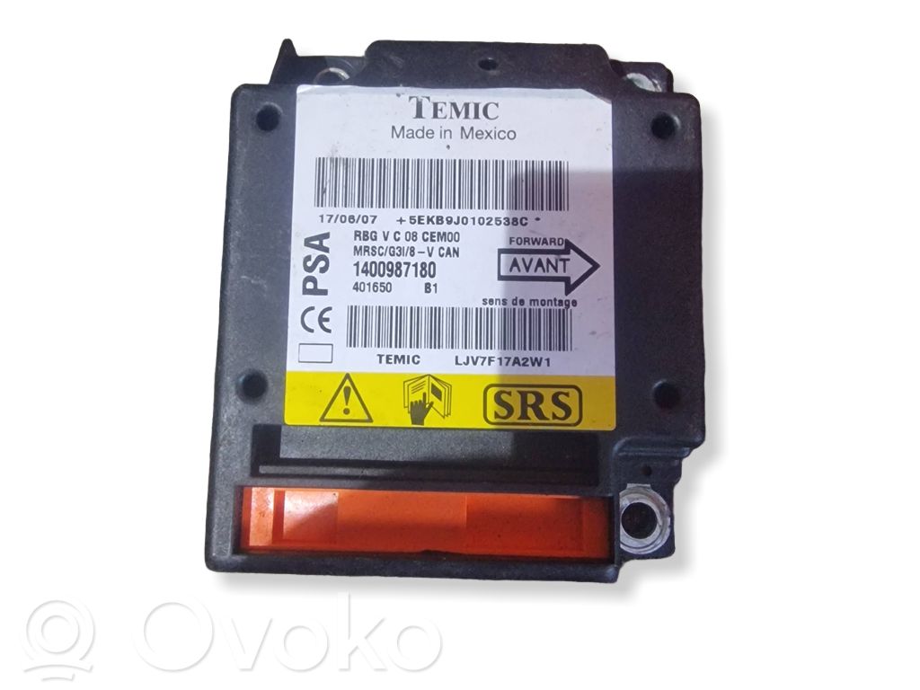 Citroen C8 Airbag control unit/module 