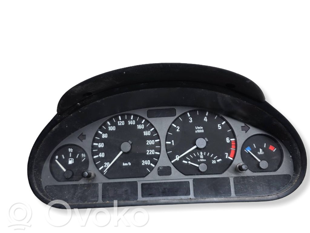 BMW 3 E46 Spidometras (prietaisų skydelis) 