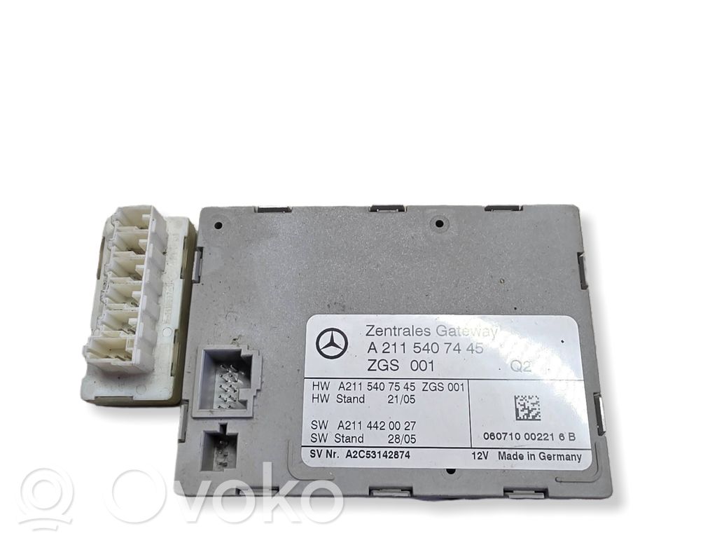 Módulo de control Gateway   A2115407445,A2114420027,A2115407545
