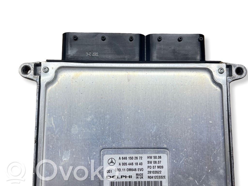 Mercedes-Benz C W204 Unitate/modul de control motor 