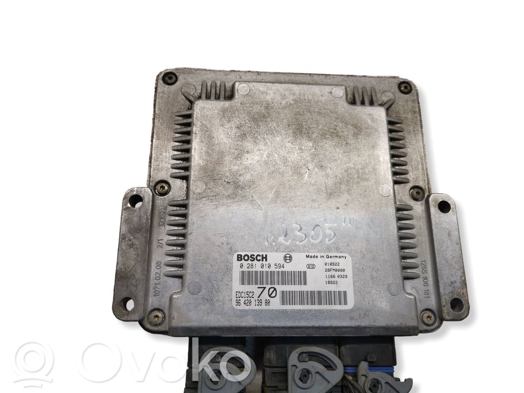 Peugeot 206 Engine control unit/module 