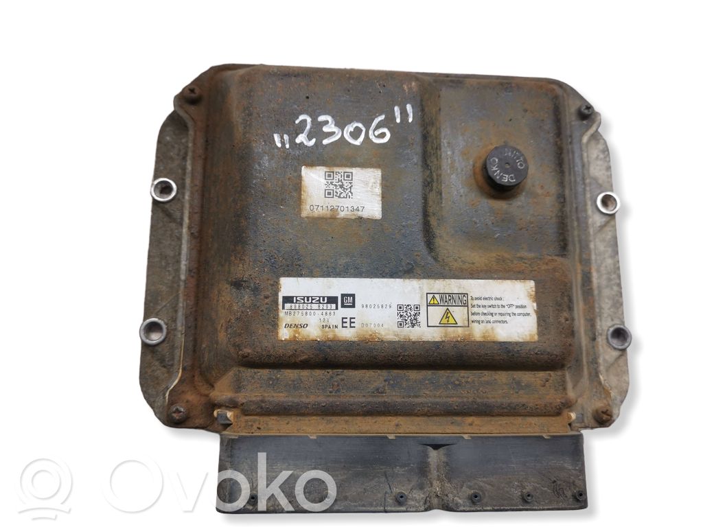 Opel Astra H Engine control unit/module 