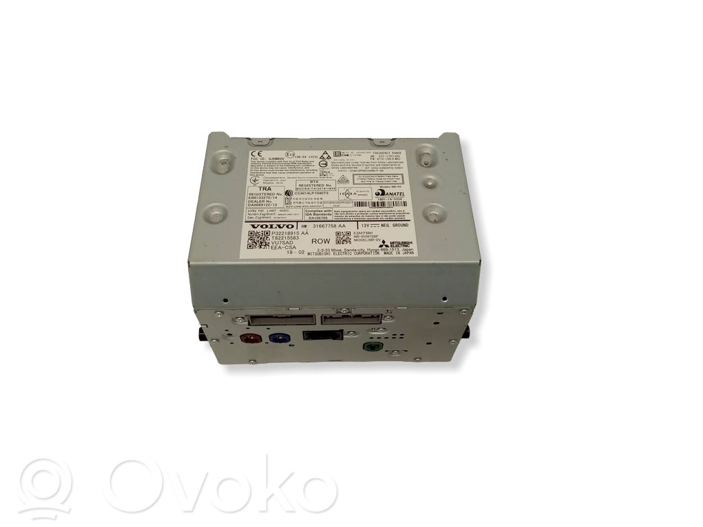 Volvo S90, V90 Panel / Radioodtwarzacz CD/DVD/GPS 