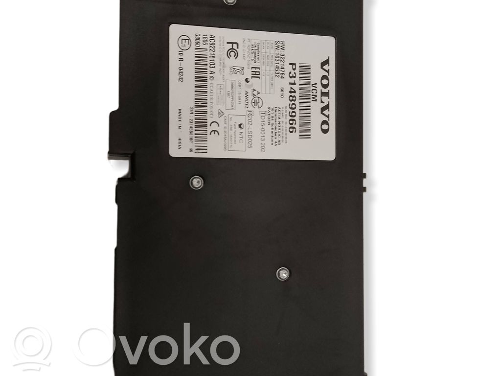 Volvo S90, V90 Moduł / Sterownik komfortu 