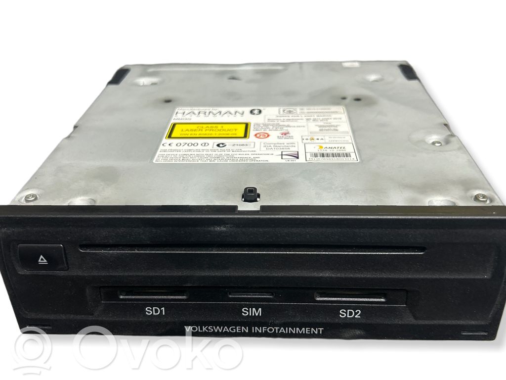 Volkswagen Touareg II Unitate principală radio/CD/DVD/GPS 