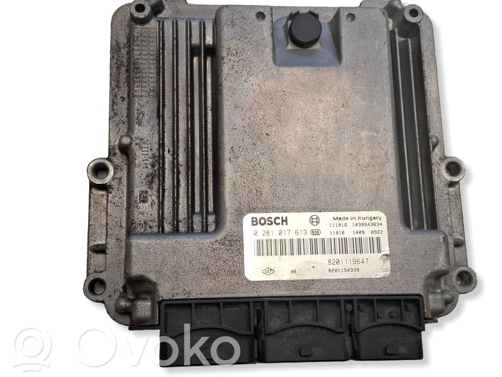 Engine control unit/module   0281017613,8201150339,8201119647