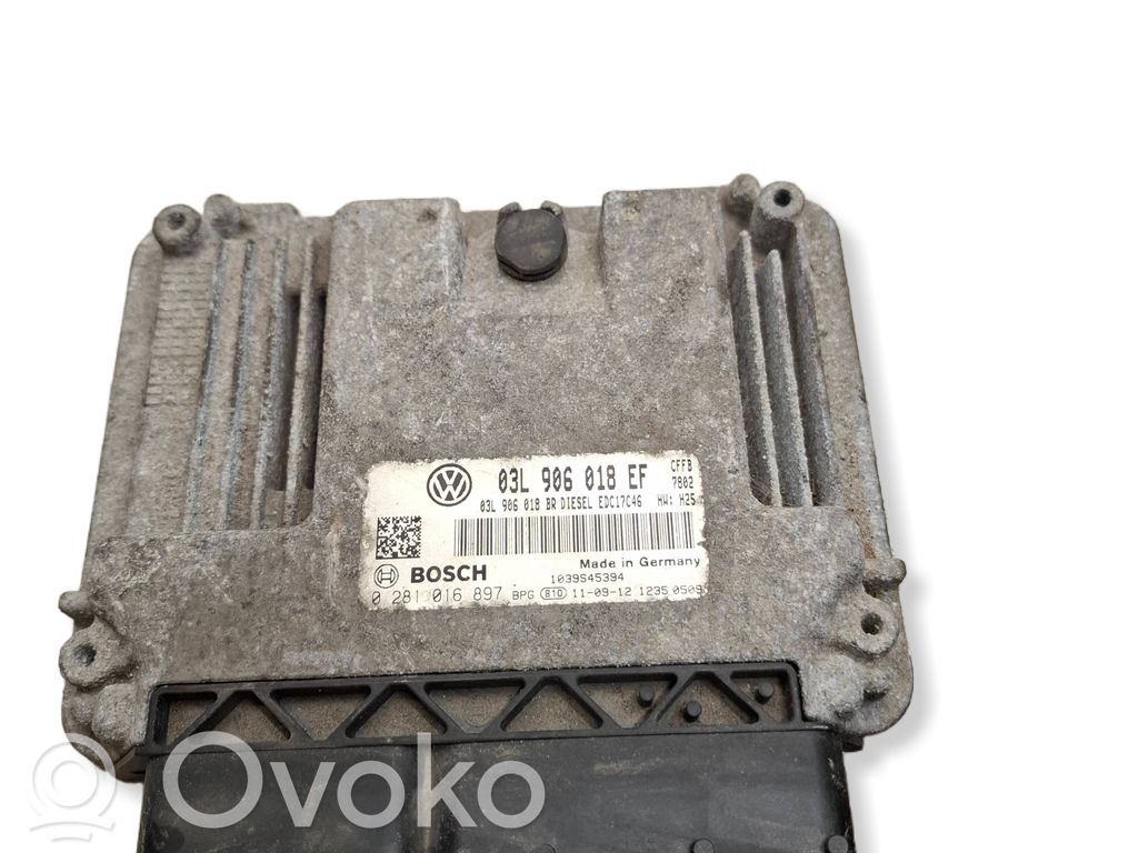 Skoda Superb B6 (3T) Engine control unit/module 