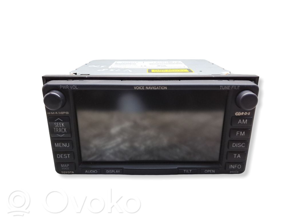 Toyota Corolla Verso AR10 Panel / Radioodtwarzacz CD/DVD/GPS 