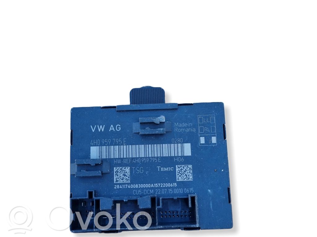 Audi A8 S8 D3 4E Door control unit/module 