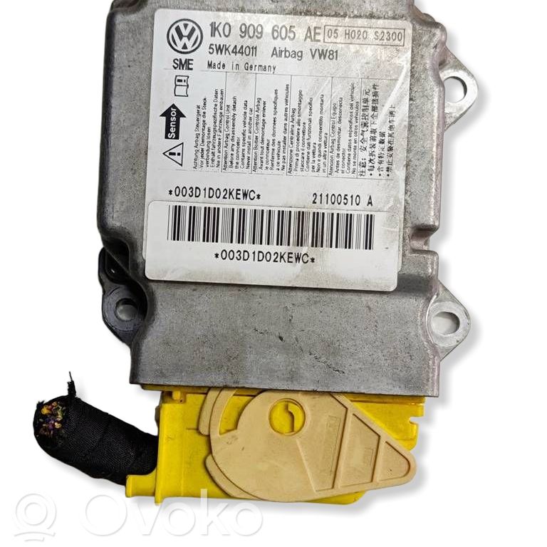 Volkswagen Scirocco Airbag control unit/module 