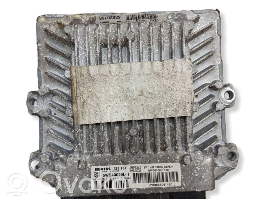 Engine control unit/module   5WS40029LT,9655041480,9655061180