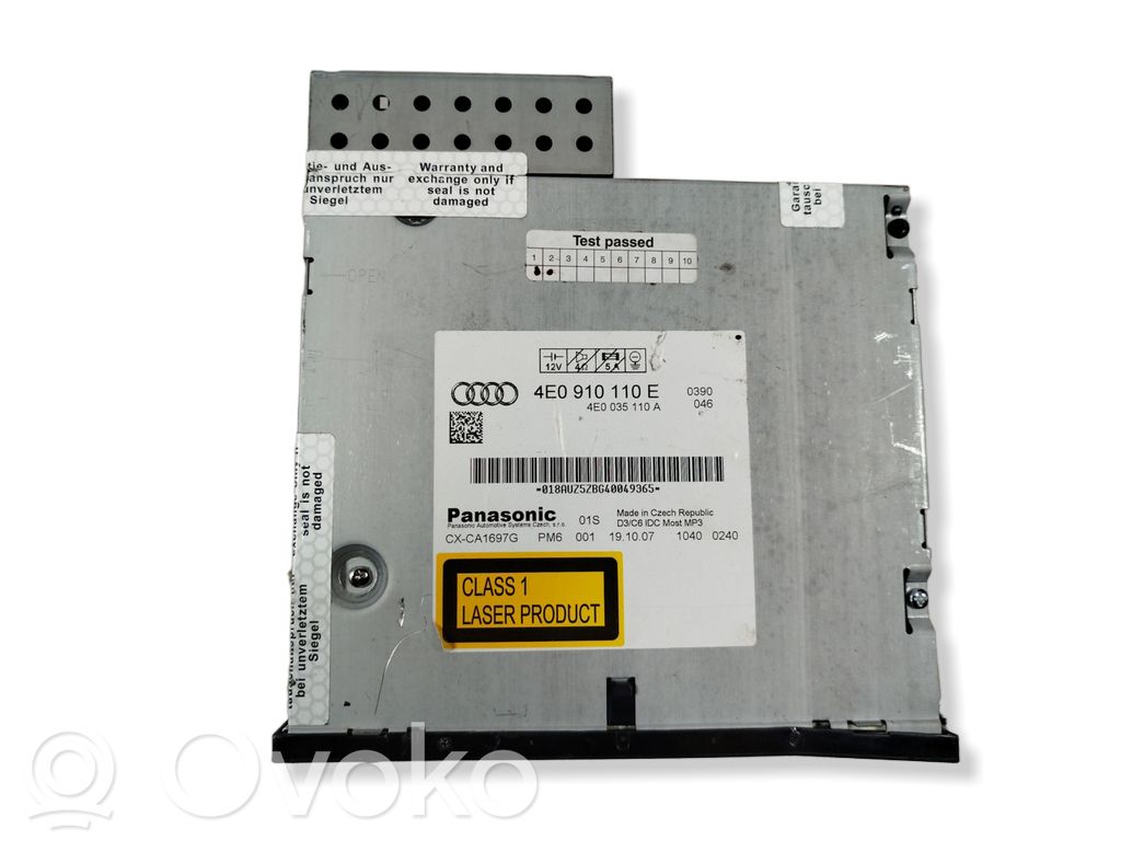 Audi A6 Allroad C6 CD/DVD mainītājs 