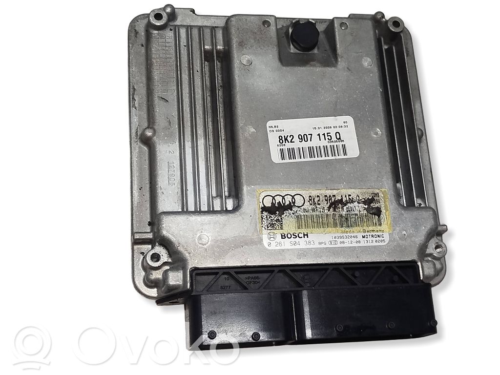 Engine control unit/module   8K2907115Q,8K2907115,0261S04383