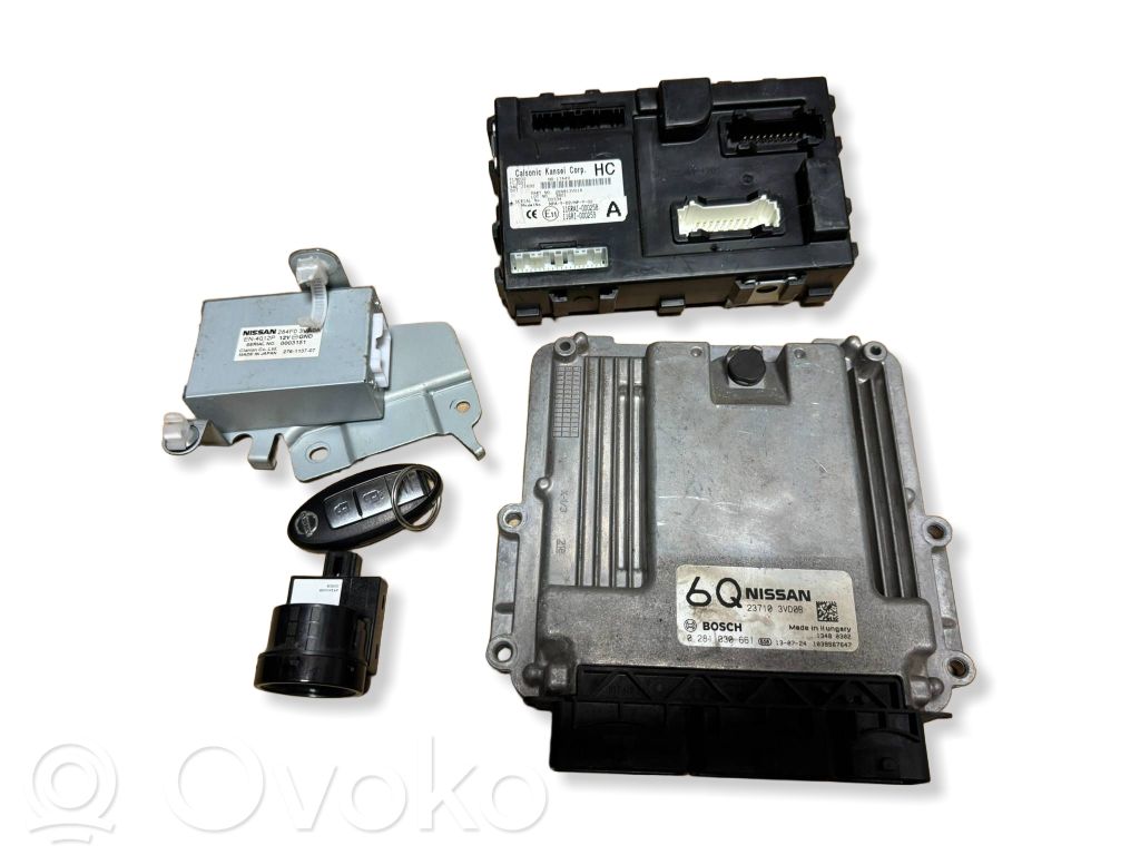 Engine ECU kit and lock set   237103VD0B,0281030661,1039S67647