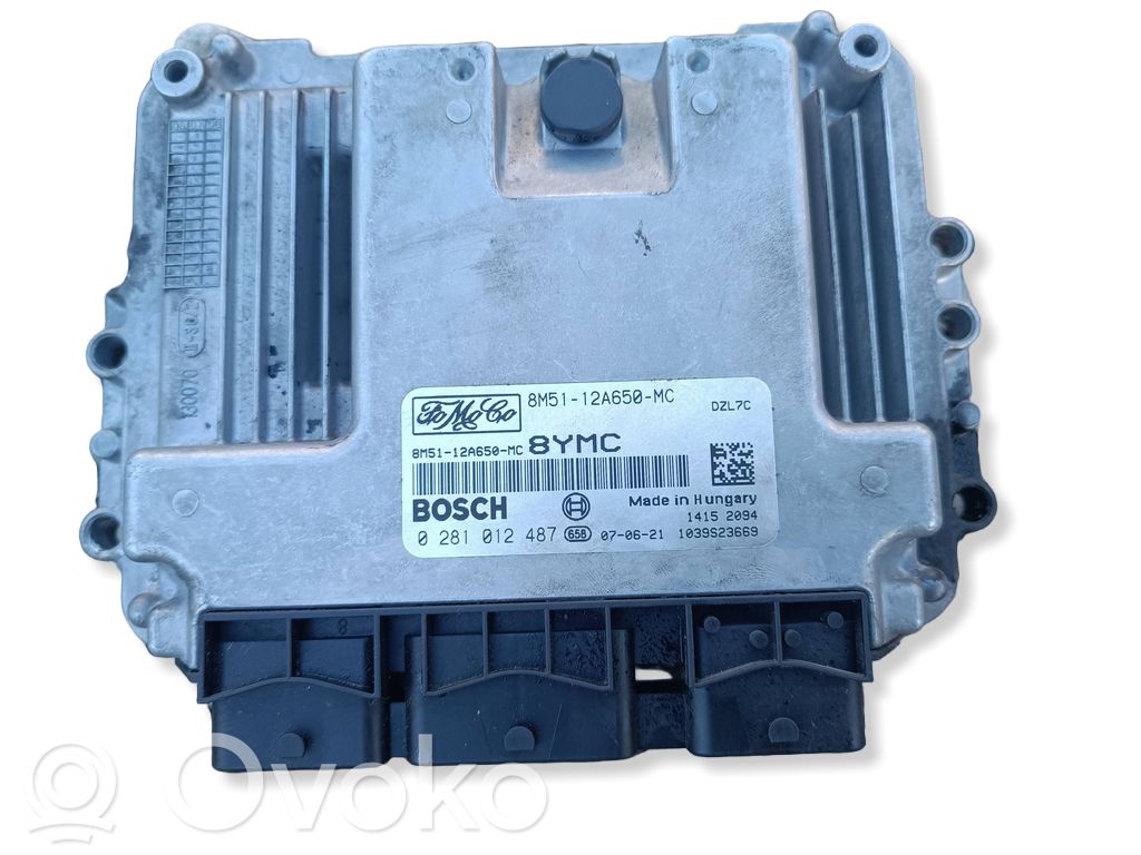 Engine control unit/module   8M5112A650MC,0281012487