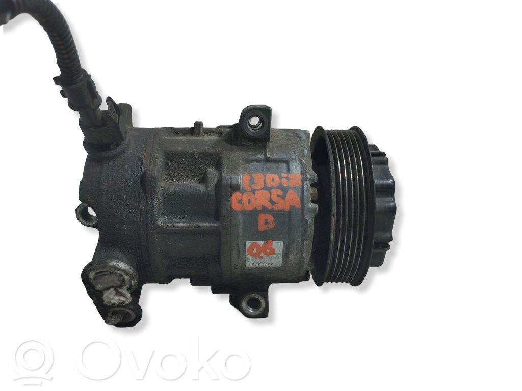 Opel Corsa D Air conditioning (A/C) compressor (pump) 