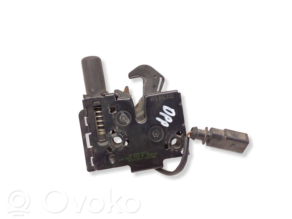 Skoda Superb B8 (3V) Engine bonnet/hood lock/catch 