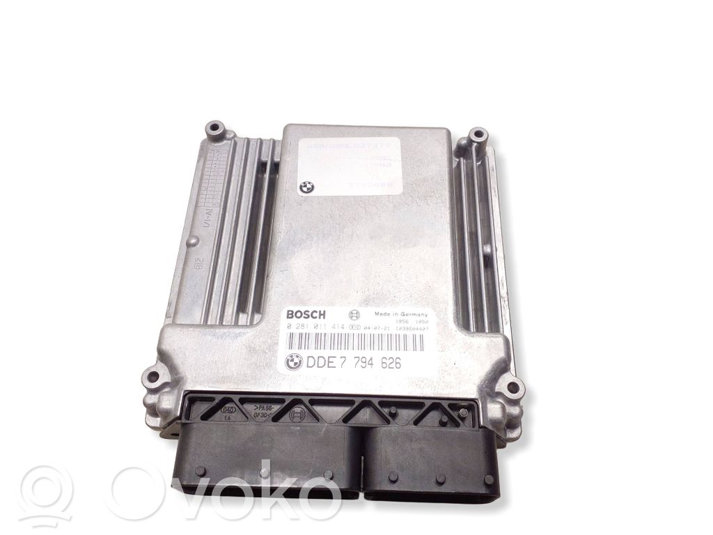 Engine control unit/module   0281011414,7794626