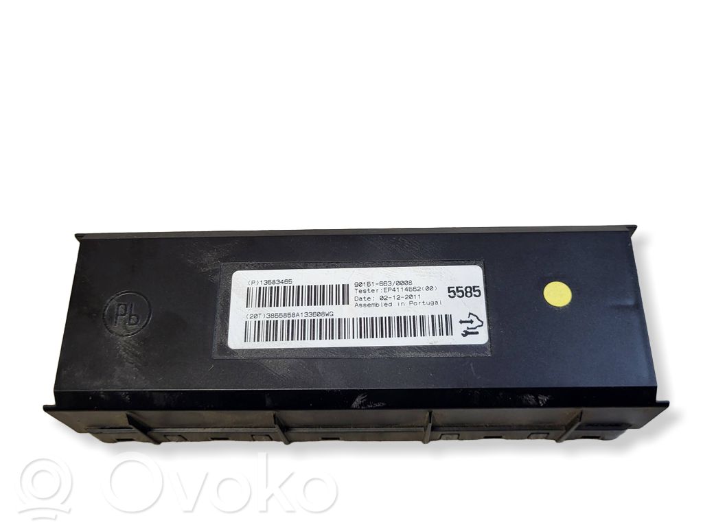 Opel Zafira C Air conditioning/heating control unit 