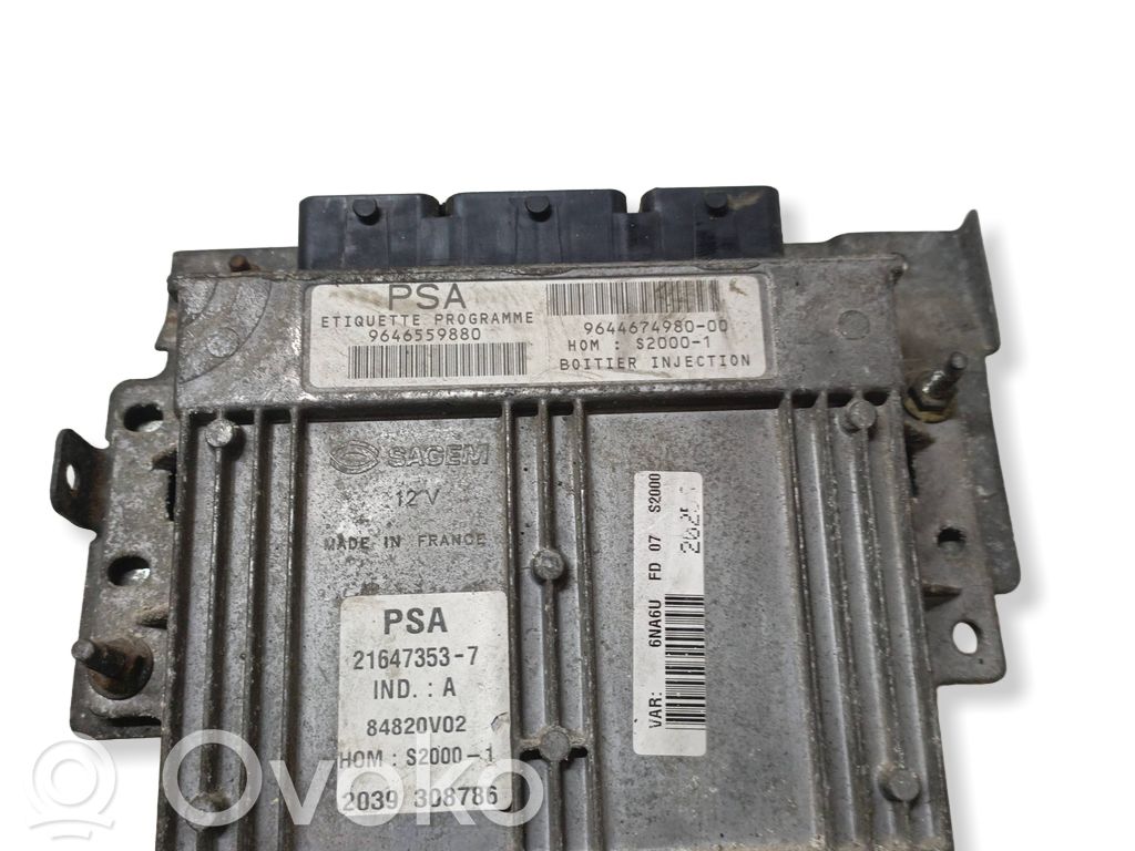 Citroen Xsara Picasso Engine control unit/module 