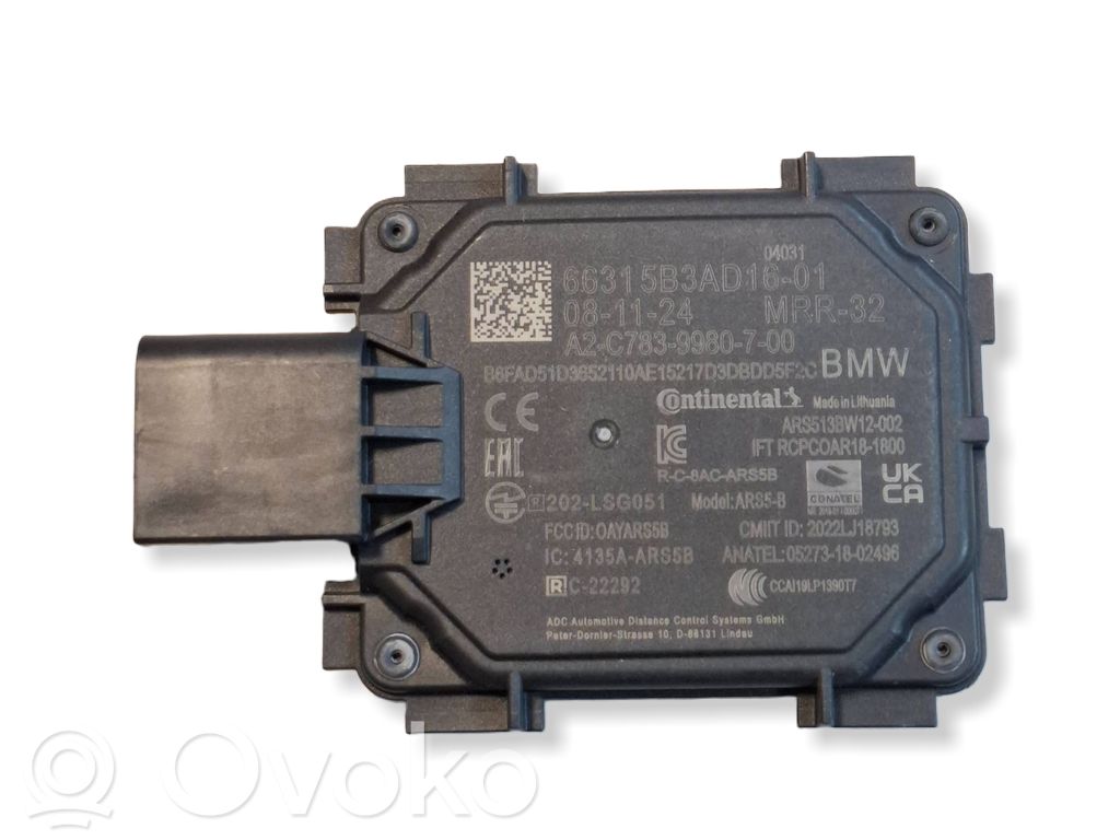 Sensor de radar Distronic   66315B3AD16,A2C7839980700,66315B3AD1601,202LSG051