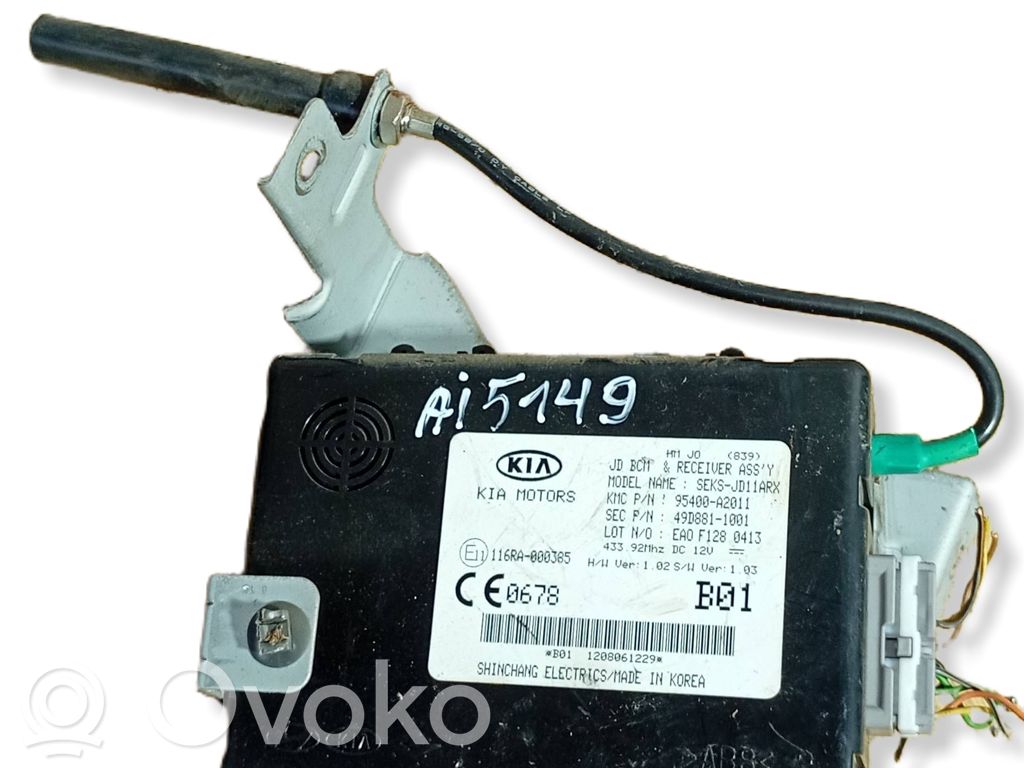 Sterownik / Moduł ECU   95400A2011,116RA000385,49D8811001