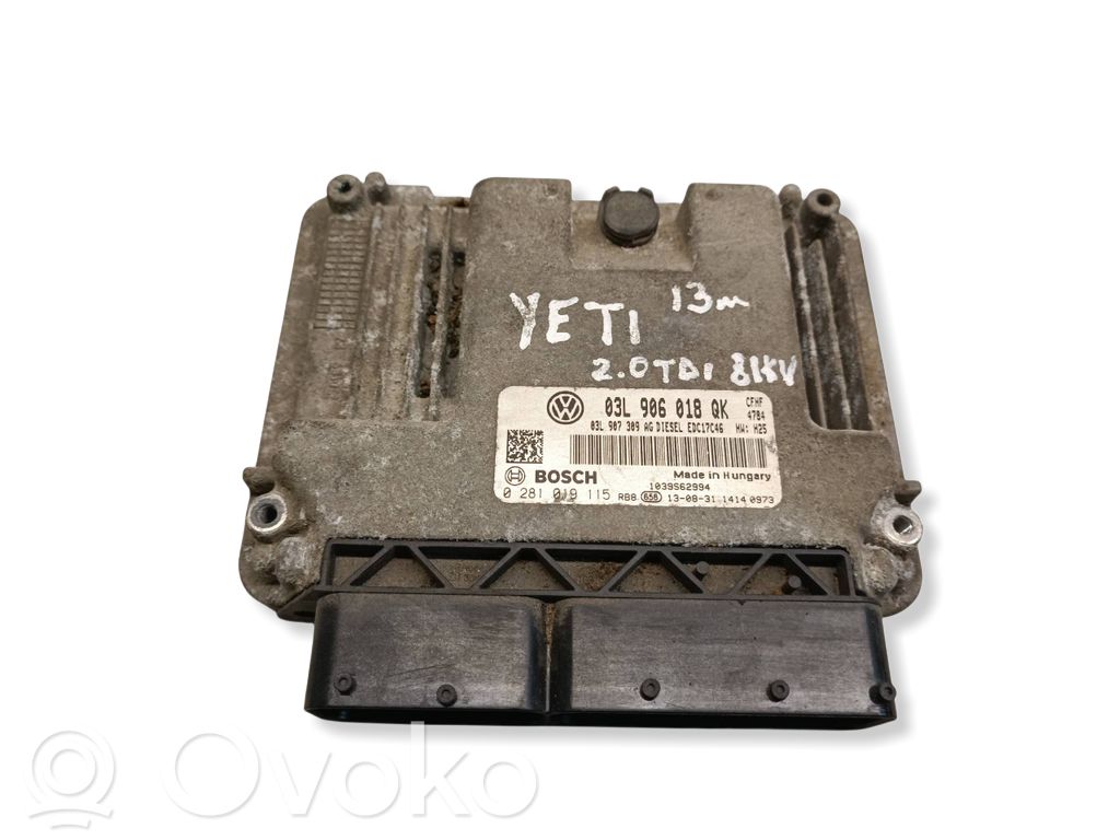 Skoda Yeti (5L) Calculateur moteur ECU 