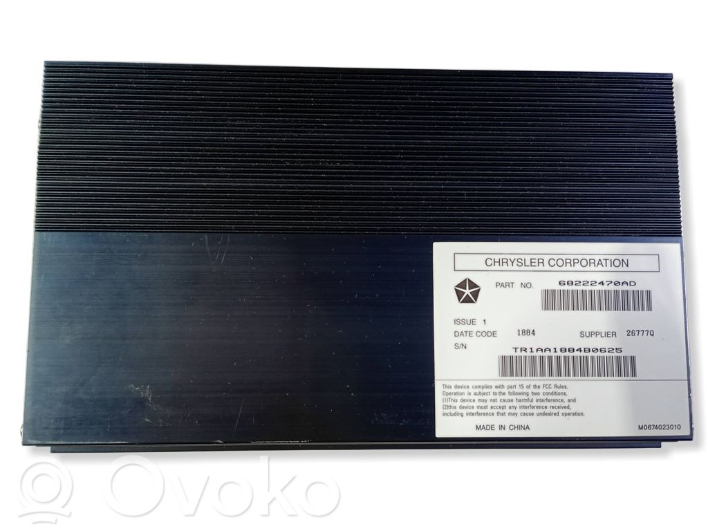 Dodge Challenger Garso stiprintuvas 