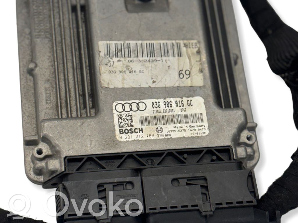 Engine control unit/module ECU   03G906016CG,0281012469,1039S15275,03G906016GC